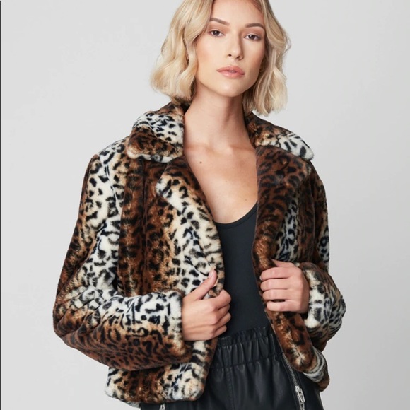 Blank NYC Jackets & Blazers - NEW Blank NYC Thundercat Leopard Jacket
